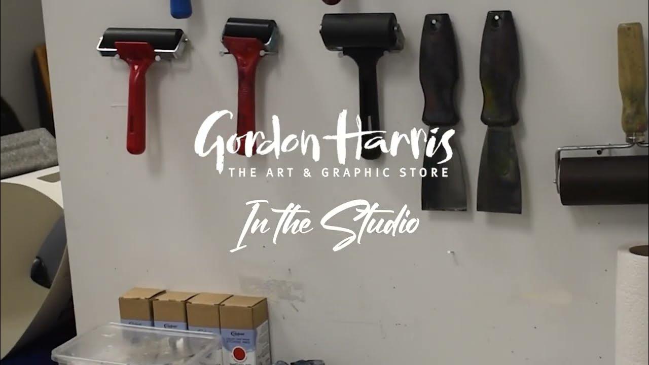 Printmaking Demo Intaglio Printing on Awagami Kozo Paper with Karina