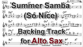 Summer Samba (So Nice) - Backing Track for Alto Sax