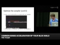 CppCon 2014: Matt Hargett "Common-sense acceleration of your MLOC build"