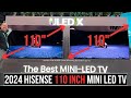 Huge 110 inch hisense mini led tv premier ces 2024