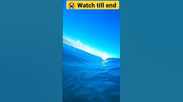 😨THIS IS NOT A WAVE BUT THE ENTIRE OCEAN FOLDING OVER |#viral #trending #shortsvideo #youtubeshorts