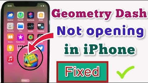 Geometry Dash not opening on iPhone | geometry Dash not working in iOS 16 | Apple Tech World