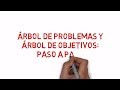 Cómo hacer un ÁRBOL de problemas y objetivos -  Metodología Marco Lógico (parte 2 y 3)