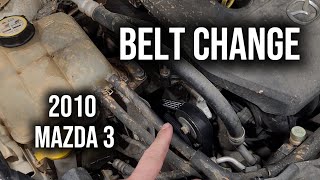 Belt Change - 2.5 L 2010 Mazda 3