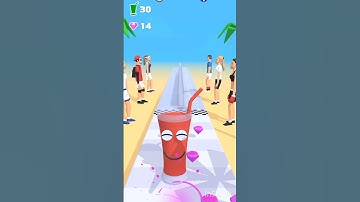 Satisfying Mobile Games JUICE RUN  #shorts