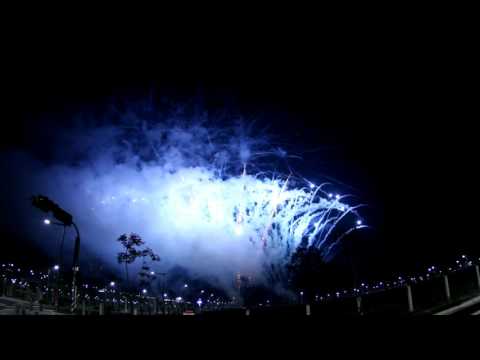 2017 花YOUNG台中洲際棒球場跨年晚會煙火
