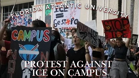 FAU Protest Against ICE on Campus