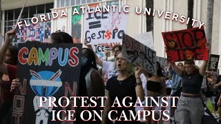 FAU Protest Against ICE on Campus Students Demand Answers At Fau