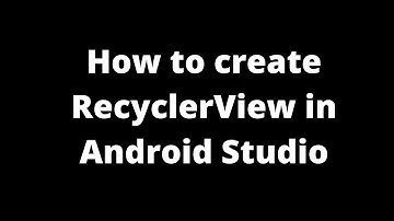 1.How To Create Recycle View In Android Studio | Mr Programmer