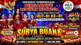 🔴 LIVE! CAMPURSARI SURYA BUANA | HUT RI KE-81 🇮🇩 | Sambirejo Pare Kediri | MINTUL WOKO CHANNEL