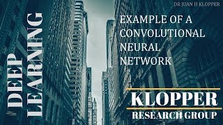 Example of a convolutional neural network