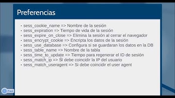 26. Librería Session - Curso de CodeIgniter