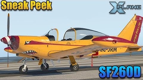 The SF260D Siai Marchetti is landing - X-Plane11