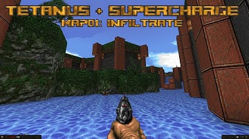 Doom 2 | Tetanus + Supercharge, map01: Infiltrate