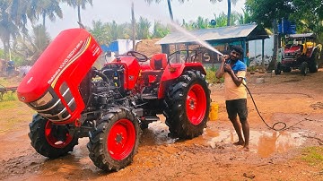 Mahindra yuvo tech Plus 585 4wd fully water service at aspee pump@Mohantractorslife 