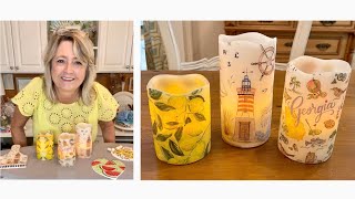 How to iron napkins on candles & more!