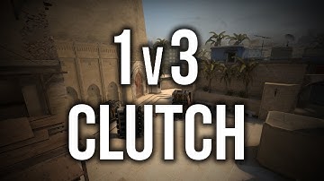 CS:GO - Game winning 1v3 Clutch (Silver)