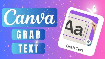 Discover 👊🏼 Grab Tool that transforms TEXT in Canva