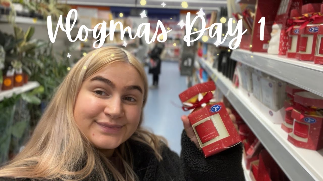 B&M stocking filler ideas, food shop + advent calendar Vlogmas 2022