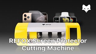 REFOX Screen Protector Cutting Machine - Make A Screen Protector In 15 Seconds