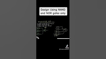 Design using NAND, NOR and 2 input NAND gates only - Digital Logic Design I