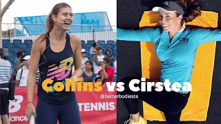 Sorana Cirstea Vs Danielle Collins Workout Routine