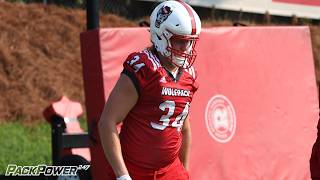 NC State DT Colby Cronk discusses his growth from a strength perspective and an update on fall camp