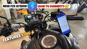 New Yamaha FZS V4 Hybrid Bluetooth Connection -🔥Navigation Features 2025 Fzs Hybrid @BikesHunt