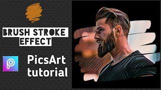 How to - Brush stroke effect | Instagram viral photo editing tutorial using PicsArt | MrGreen screenshot 4