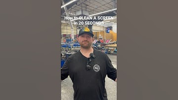 How to CLEAN A SCREEN in 20 SECONDS