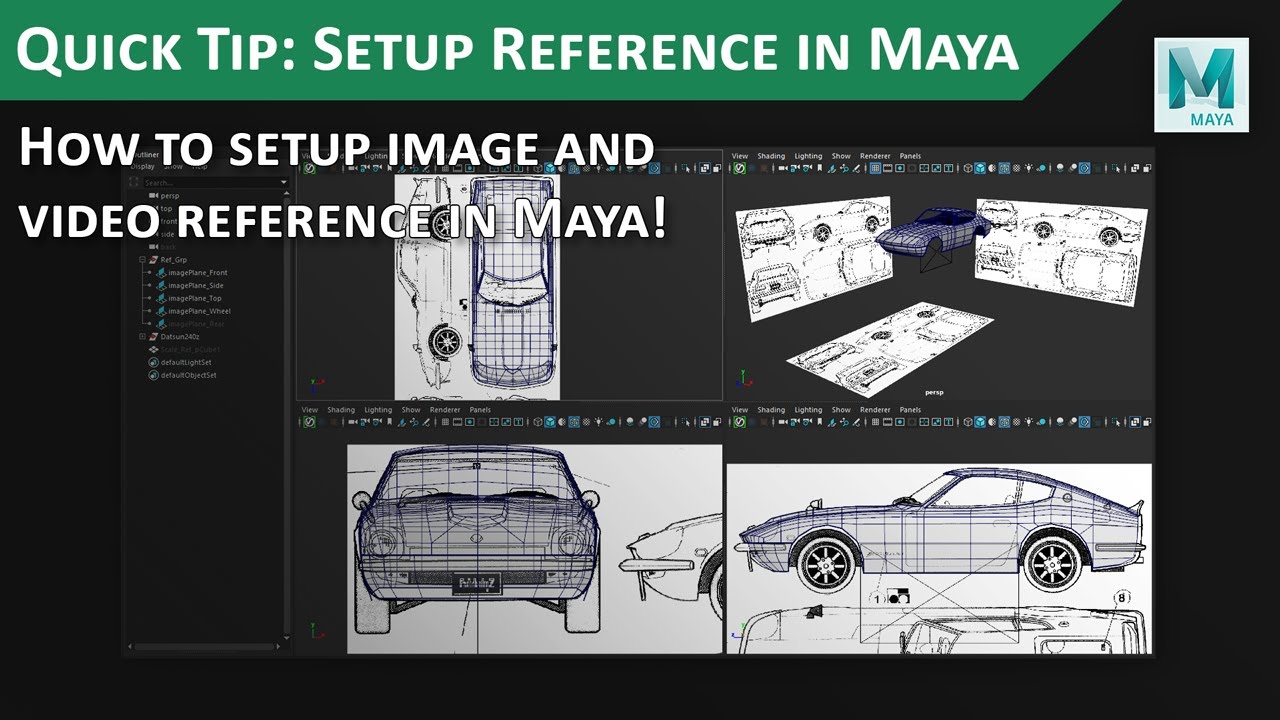 Maya Import reference. Reference import