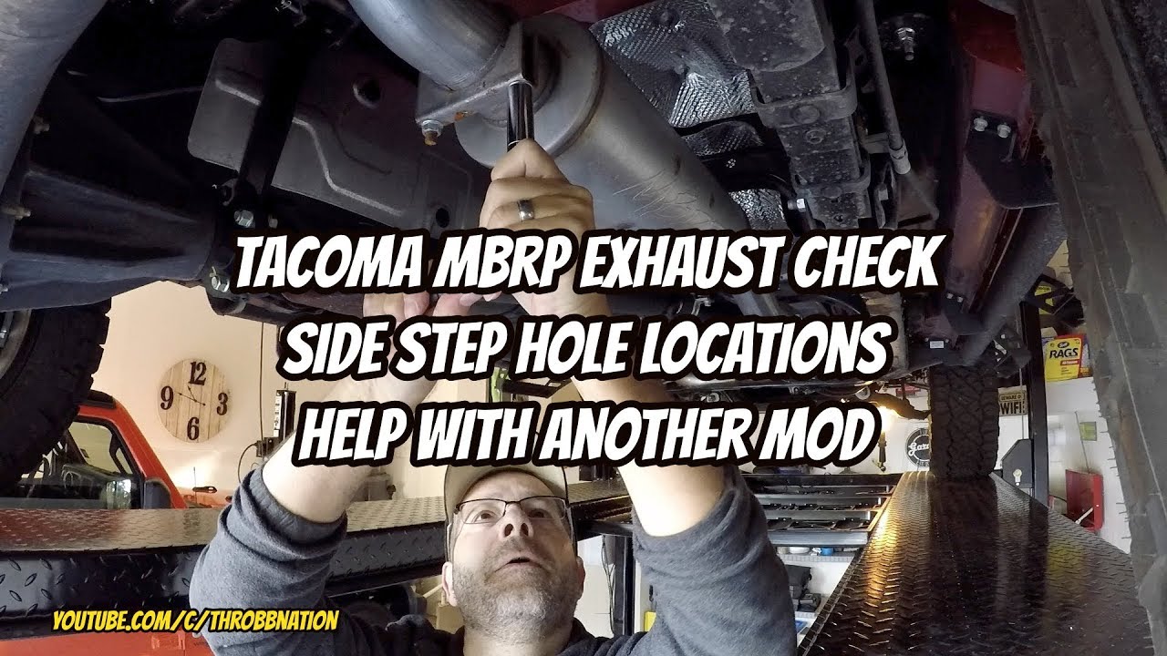MBRP Exhaust Check Side Step Hole Locations Help With A Mod YouTube