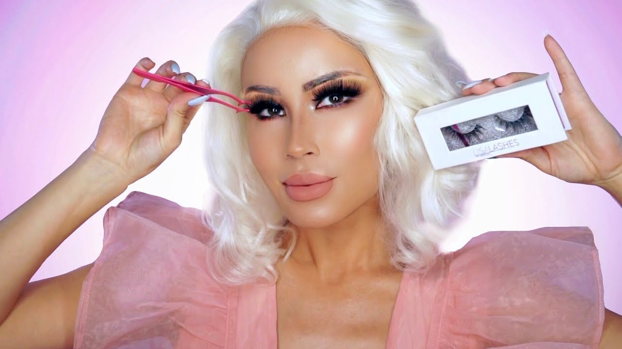 HOW TO APPLY FALSE EYELASHES || STEP BY STEP - YouTube