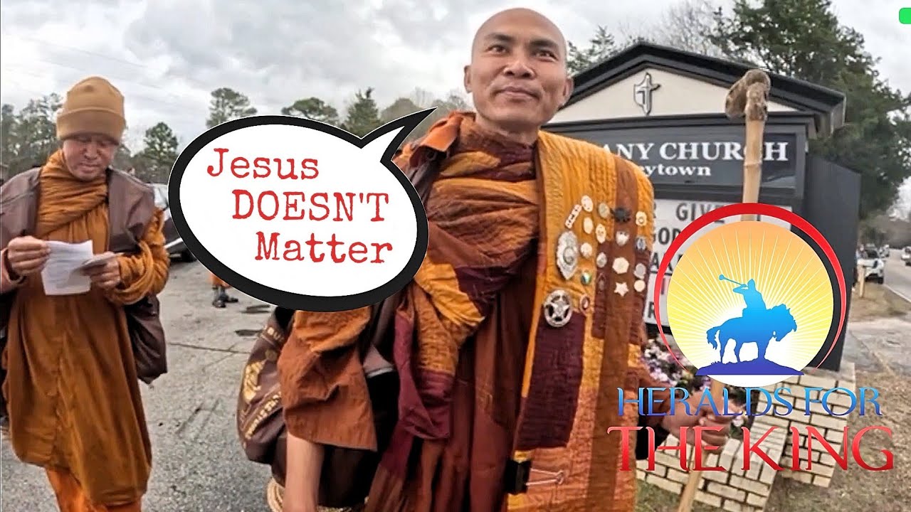 Buddhist Monk Says JESUS CHRIST Doesn't Matter As FALSE CHRISTIANS Turn a Blind Eye - WAKE UP SAINTS