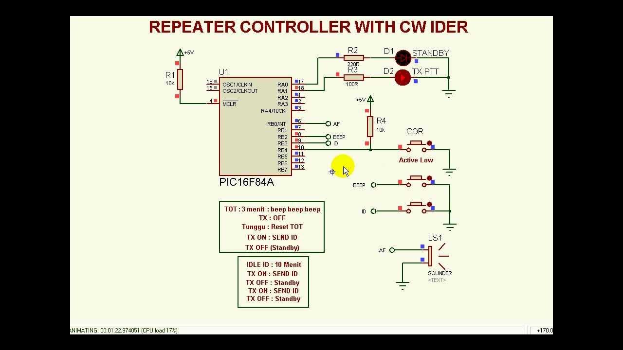 16F84 Repeater Controller with CW IDer YouTube