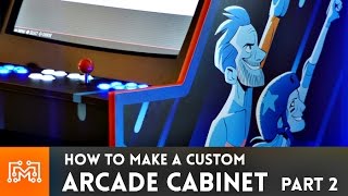 Arcade Cabinet build Part 2 (graphics & trim) // How-To Check out how I made my own custom arcade cabinet to run retro games on a Raspberry Pi! Subscribe to my channel: http://bit.ly/