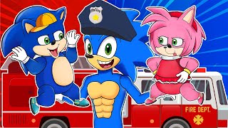 Sonic Movie 2 Animation || Sonic Baby & Amy Baby Get Help Sonic Dady Sonic's Life .