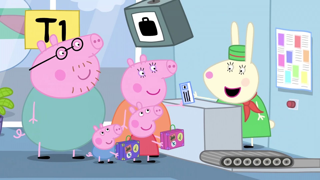 Peppa Pig S04E36 Flying on Holiday - YouTube