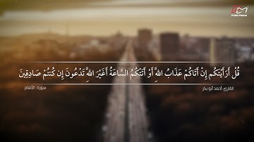 تلاوة خاشعة لسورة الأنعام للقاريء / الشيخ احمد ابو بكر