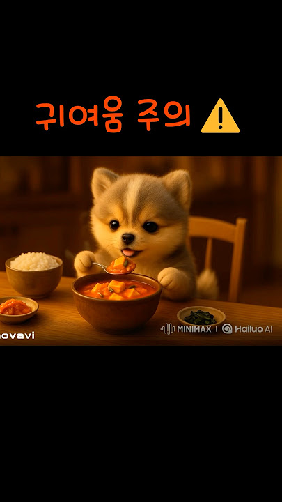 강아지요리 김치찌개🍲 (귀여움 주의⚠️) #강아지먹방 #ai요리#aivideo #강아지asmr #ai강아지 #ai먹방 #웃긴영상 #aishorts#강아지일상 #강아지브이로그