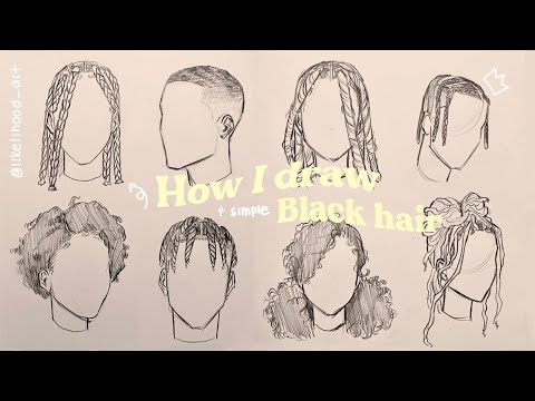 Tips and recs for drawing black hair - Art