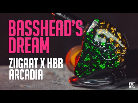 ZiiGaat x HBB Arcadia IEM review. The basshead's dream! - YouTube