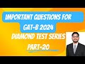 Important questions for gatb 2024  cuetpg  diamond test series20