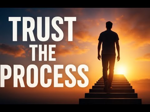 TRUST THE PROCESS Motivational Mindset