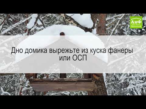 Как сделать кормушку для птиц своими руками?