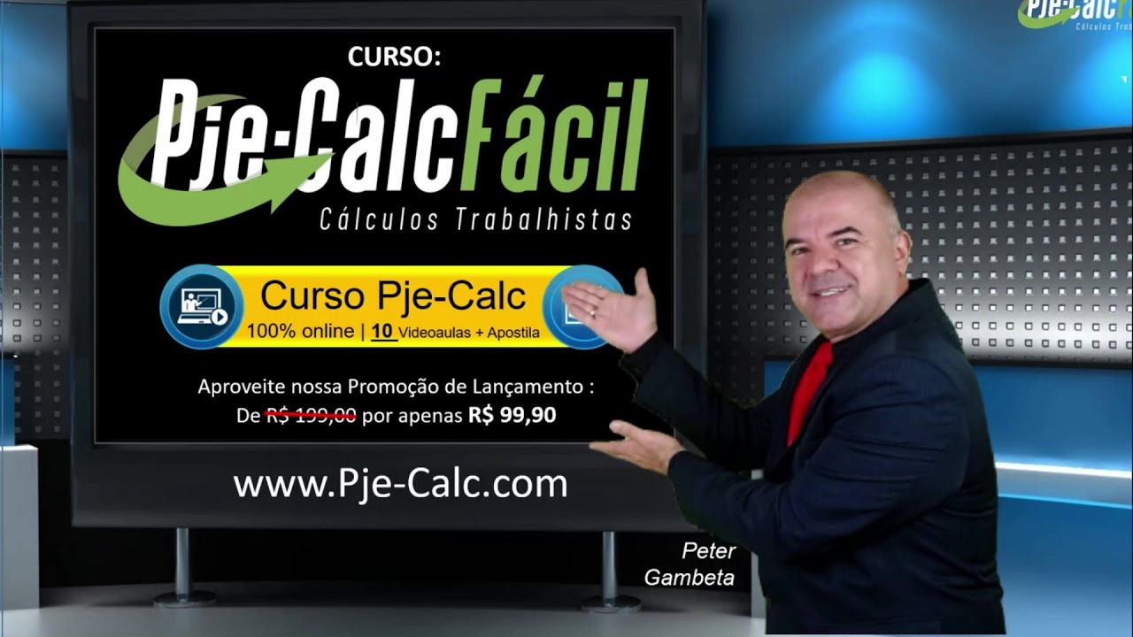 AULA GRATUITA - PJe-Calc Fácil -  Exercicio 1