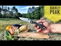 нож Manly Peak тест по продуктам / testing