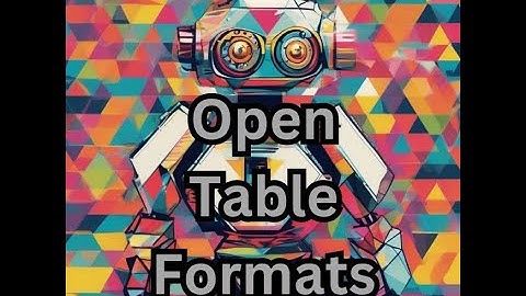 Open Table Formats (Hebrew)