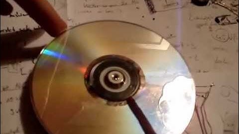 BLDC CD-ROM motor with hall sensors first run