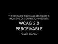 WCAG 2.0 - Perceivable